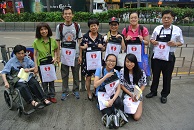 香港撒瑪利亞防止自殺會2014年九龍區賣旗籌款日
