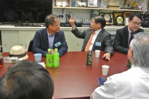 陳銘富會長、黃靖惠、曹樹華副會長及郭泗濱理事代表我會出席接待「澳門台商聯誼會」